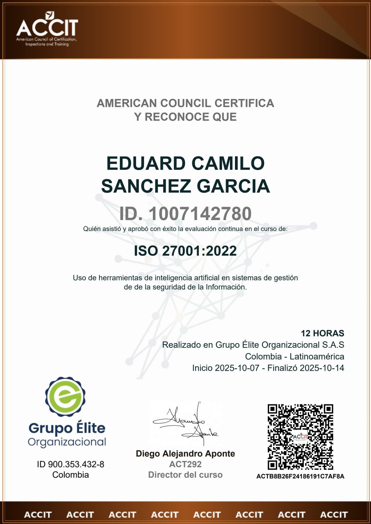 ISO 27001:2022 — IA en Sistemas de Gestión